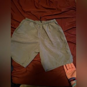 Grey nike running shorts with built in liner